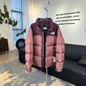The North Face Men's Brown and Orange Coat
